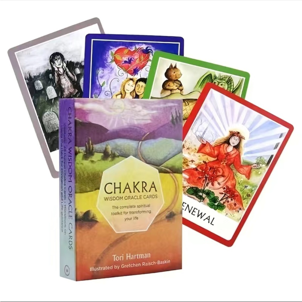 Chakra Wisdom Oracle card tarot reading card deck